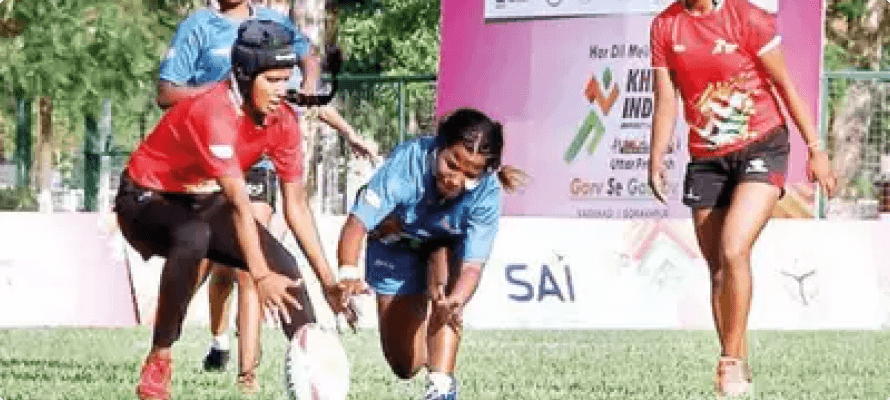With touchdown, rugby girls make a splash at Khelo India